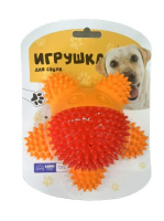 Игрушка резиновая для собак Ledu Toys морская звезда с пищалкой 13,3x12,7x5,8