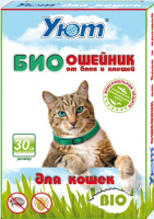 УЮТ БИОошейник от блох для кошек, 30см репеллентный 1*20*120