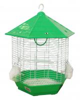 №1 Клетка для птиц, 44,6*39*53,5, фигурная, укомплектованная, 1*10