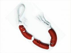 Уют три сосиски на веревке 50 см., винил 1*240