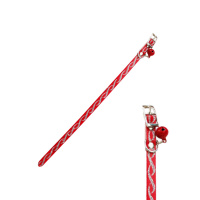 УЮТ Ошейник 1.0х31см Лакированный с бубенчиком 1х12шт красный