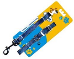 УЮТ Комплект 1,5х120 см поводок/1,5х40 см ошейник с застежкой1, 1х72шт, 1*108шт цвет в асс-те