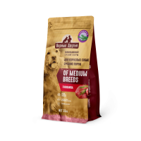 Верные Друзья сух. д/с средних пор. Говядина 15кг (квадропак)