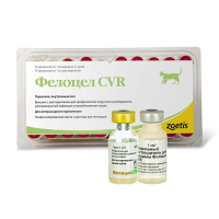 Фелоцел CVR против ринотрах.калицивир.панлейк.кошек 1*2фл (холод)