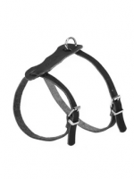 Шлейка Люкс чер/цв 36-45 см *12мм ШЛ Ч