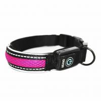 №1 Ошейник Лэд USB Эконил 2,5*41-51см M розовый, 1х72шт