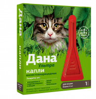 Дана Ультра капли для кошек более 4 кг 1*0,64мл