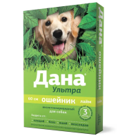 Дана Ультра ошейник лайм (для собак, 60 см), инсектоакарицидный