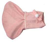 Платье 35 М JOY из замши пыльная роза для собак