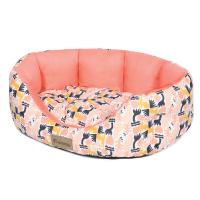 Лежанка овальная "Этника" М, 600*480*200мм									