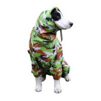 УЮТ Дождевик для собак крупных пород "4лапы" на кнопках, 78см, "камуфляж", 9ХЛ, (1*50)