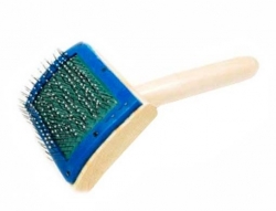 Пуходерка дерев. большая с каплей 8*16,5 см*80шт