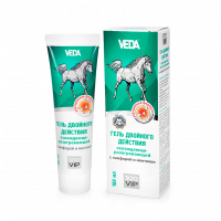 Веда Гель двойного действия 100мл (лошади) 15 шт в уп