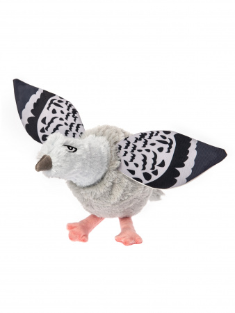 Pet-it мягкий Голубь с пищалкой, 10x35,5 см игрушка для собак, серия Bird 