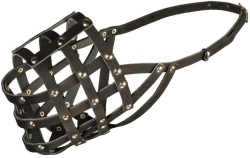 Намордник кож.  №6 (кав.овч.,дог -кобель) (6011