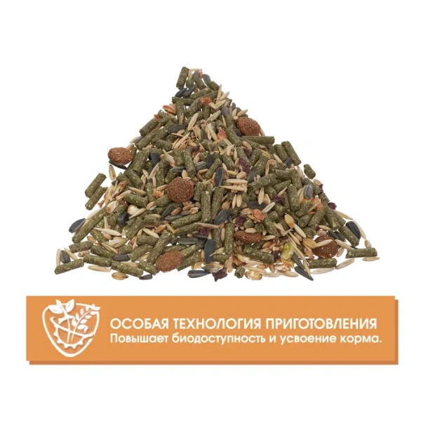 HAPPY JUNGLE Корм для молодых кроликов 400 г (*18 шт)