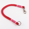 Ошейник капроновый Dog&Vogue Rope круглого плетения красный 10мм*60см