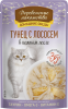 Деревенские лакомства пауч. д/кошек Тунец с лососем в нежном желе, 70г