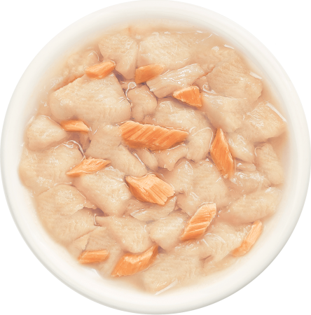 Деревенские лакомства пауч. д/кошек Треска с форелью в нежном желе, 70г