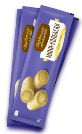 Мини-колбаски с пюре из сыра для кошек 4*10гр "Деревенские лакомства"