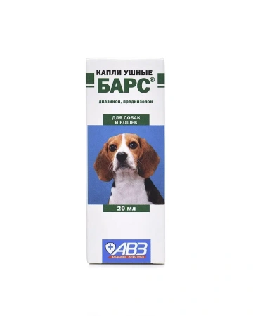 Барс ушные капли 20 мл 