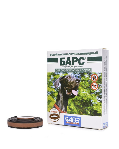 Барс ошейник для собак крупных пород инсектоакарицидный