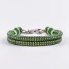 Ошейник капроновый Dog&Vogue Rope круглого плетения зеленый 8мм*46см