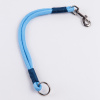 Ошейник капроновый Dog&Vogue Rope круглого плетения синий 6мм*33см