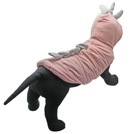 УЮТ Худи "Динозаврик" на кнопках для собак, 40см, розовое, 2XL, (1*60)
