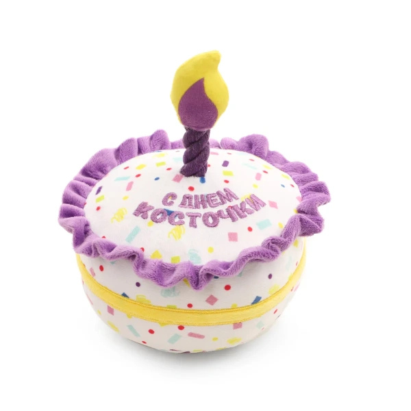 Игрушка мягкая для собак "С Днем косточки", 170мм Triol PARTY TIME 