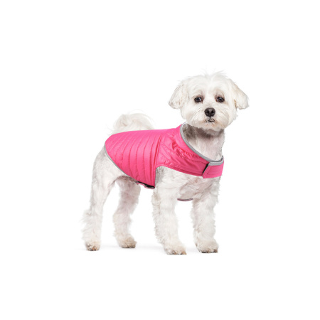 УЮТ Водонепроницаемая двухсторонняя куртка для собак, РОЗОВАЯ, 41см, 2XL (1*50)