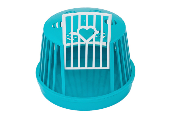 №1 Переноска для мелких грызунов Бирюзовая, лесенка, миска в комплекте, 5шт*1уп.