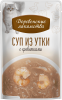 Деревенские лакомства суп из утки с креветкой д/кошек 4 шт по 35г*20