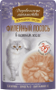 Деревенские лакомства пауч. д/кошек Филейный лосось в нежном желе, 70г