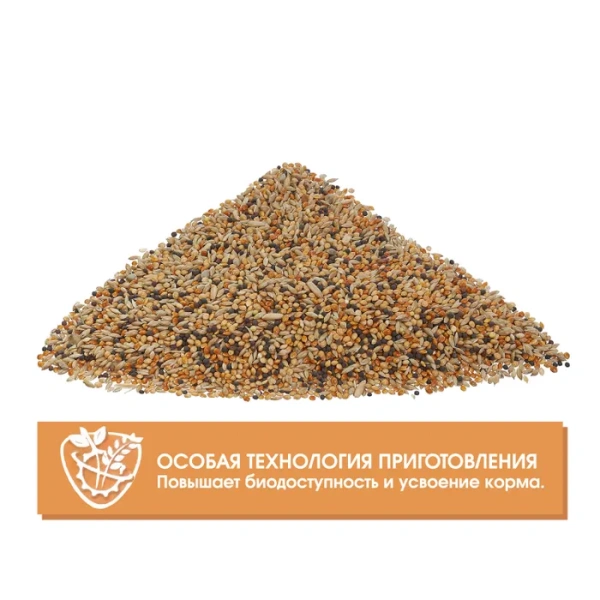 HAPPY JUNGLE Корм для канареек 500 г  (*18шт)