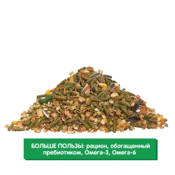 HAPPY JUNGLE Prestige Корм для шиншилл и дегу  500г  (*15шт)