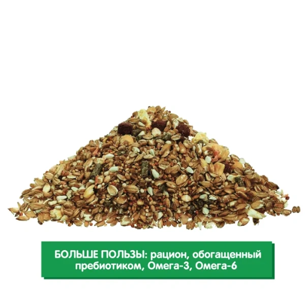 HAPPY JUNGLE Prestige Корм для хомяков, мышей, песчанок 500г (*15шт)