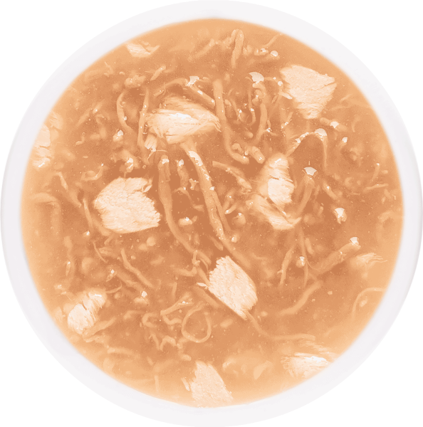 Деревенские лакомства суп из утки с лососем д/кошек 4 шт по 35г*20