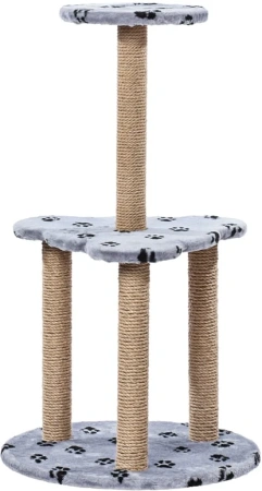 Когтеточка "Ромашка"сизаль 107*62*62/ четыре столбика /