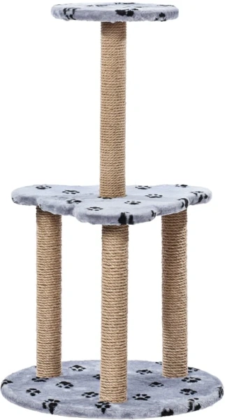 Когтеточка "Ромашка"сизаль 107*62*62/ четыре столбика /