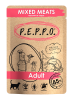 ПЕППО д/к Мясное ассорти кусочки в соусе 85 гр. пауч (24шт)
