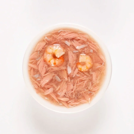 Суп из тунца с креветками и крабом, пауч 35г "Деревенские лакомства"