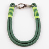 Ошейник капроновый Dog&Vogue Rope круглого плетения зеленый 10мм*60см