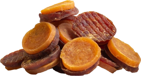 Медальоны мясные из курицы и утки д/соб "Деревенские лакомства" 90 гр