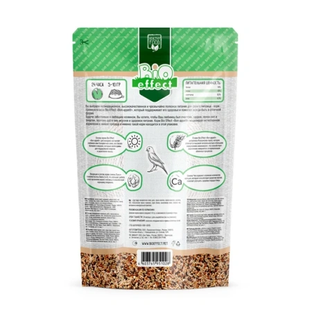 Био Эффект BON APPETIT Premium 650г. д/канареек полнорационный*12 