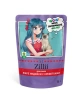 ZILLII влажные (пауч) корм для стерил кошек Мясн.волокна в желе 75г*12 Филе Индейки с Креветками