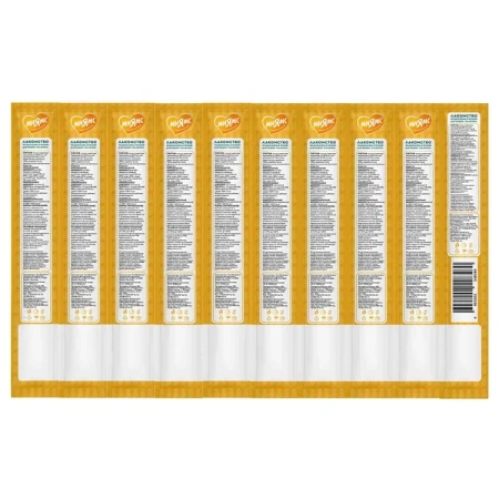 Мнямс д/кошек лакомые палочки с цыпленком и печенью 10шт*5 гр 