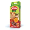 HAPPY JUNGLE Престиж Корзинки для грызунов мед+овощи 3 шт. 85 г (*20 шт) 
