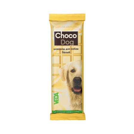 Шоколад белый "CHOCO DOG" лаком д/собак 45г