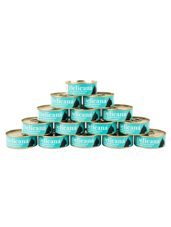 Delicana кролик для взрослых кошек 100гр *24/акция